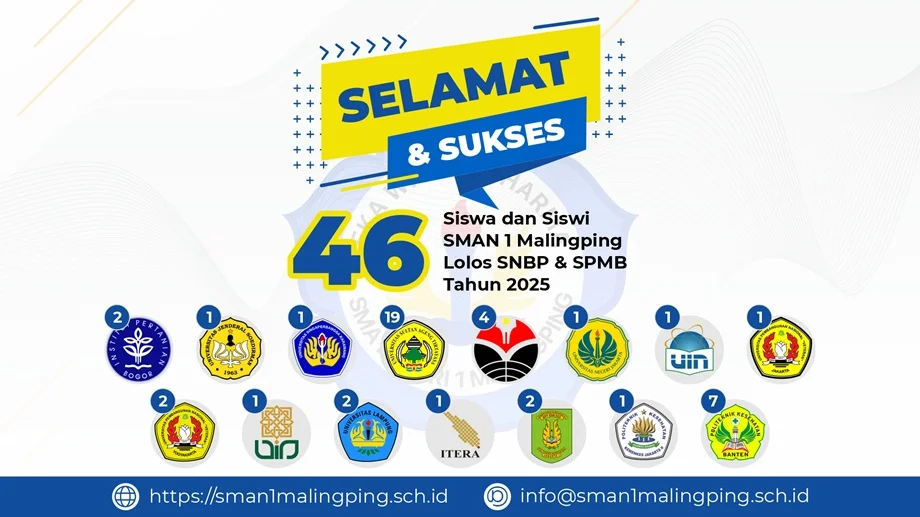 46 Siswa Lolos Seleksi Masuk PTN Tahun 2025