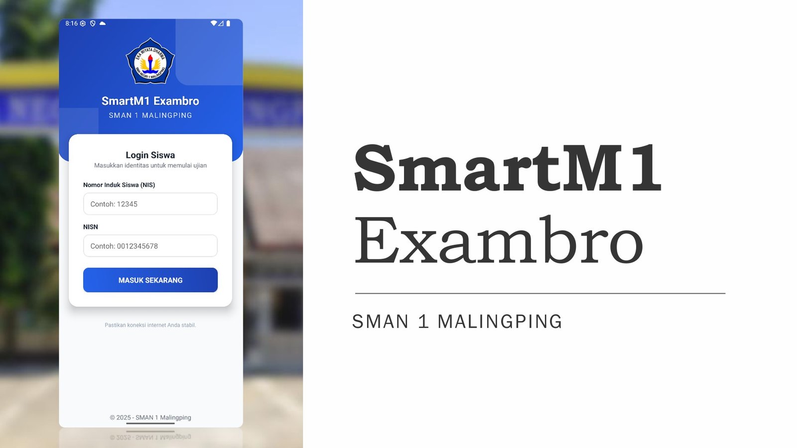 Panduan Penggunaan SmartM1 ExambroM1 SMAN 1 Malingping