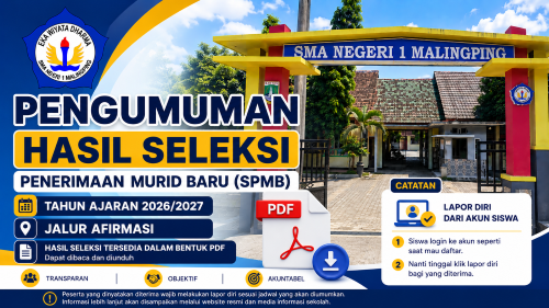 Hasil Seleksi Penerimaan Murid Baru Tahun Ajaran 2026/2027 Jalur Afirmasi