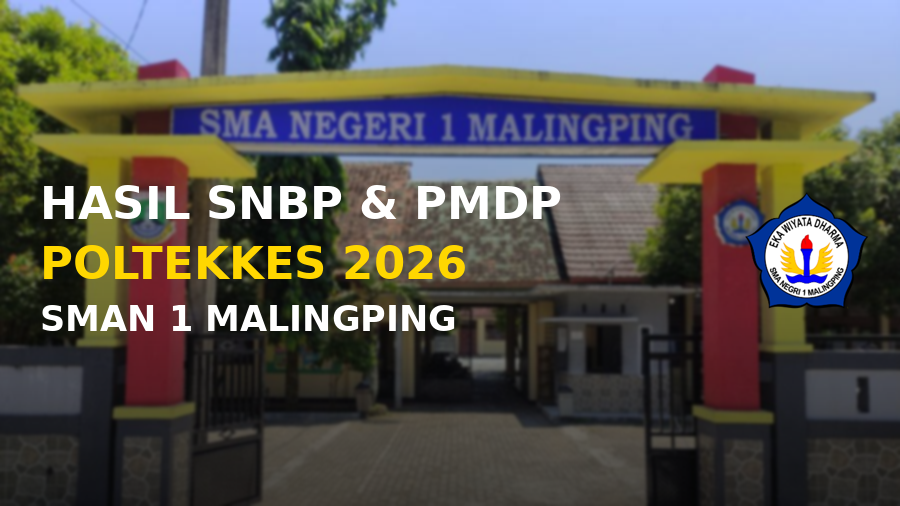 44 Siswa SMAN 1 Malingping Lolos SNBP dan PMDP Poltekkes 2026