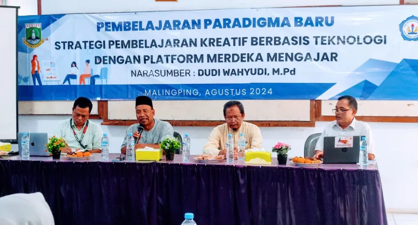 Tingkatkan Mutu Rapor Pendidikan, SMAN 1 Malingping Gelar Pelatihan Pembelajaran Berbasis PMM