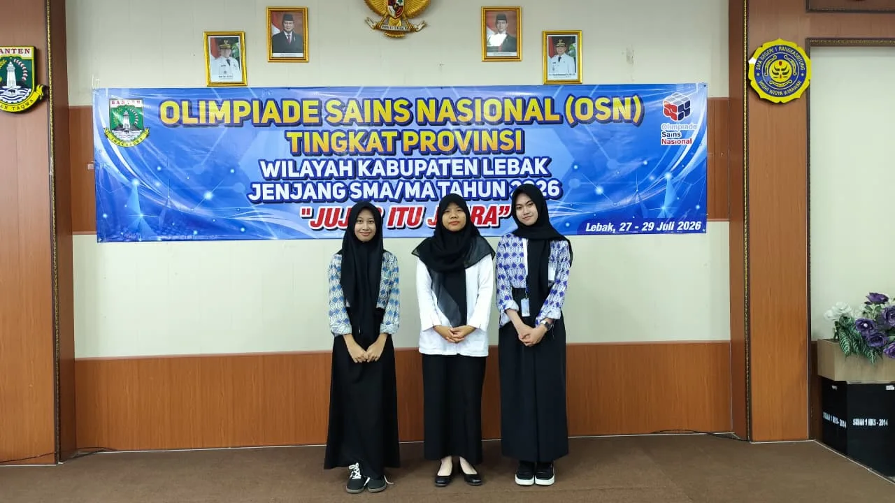 Dua Siswa SMAN 1 Malingping Wakili Kabupaten Lebak pada OSN Tingkat Provinsi 2026