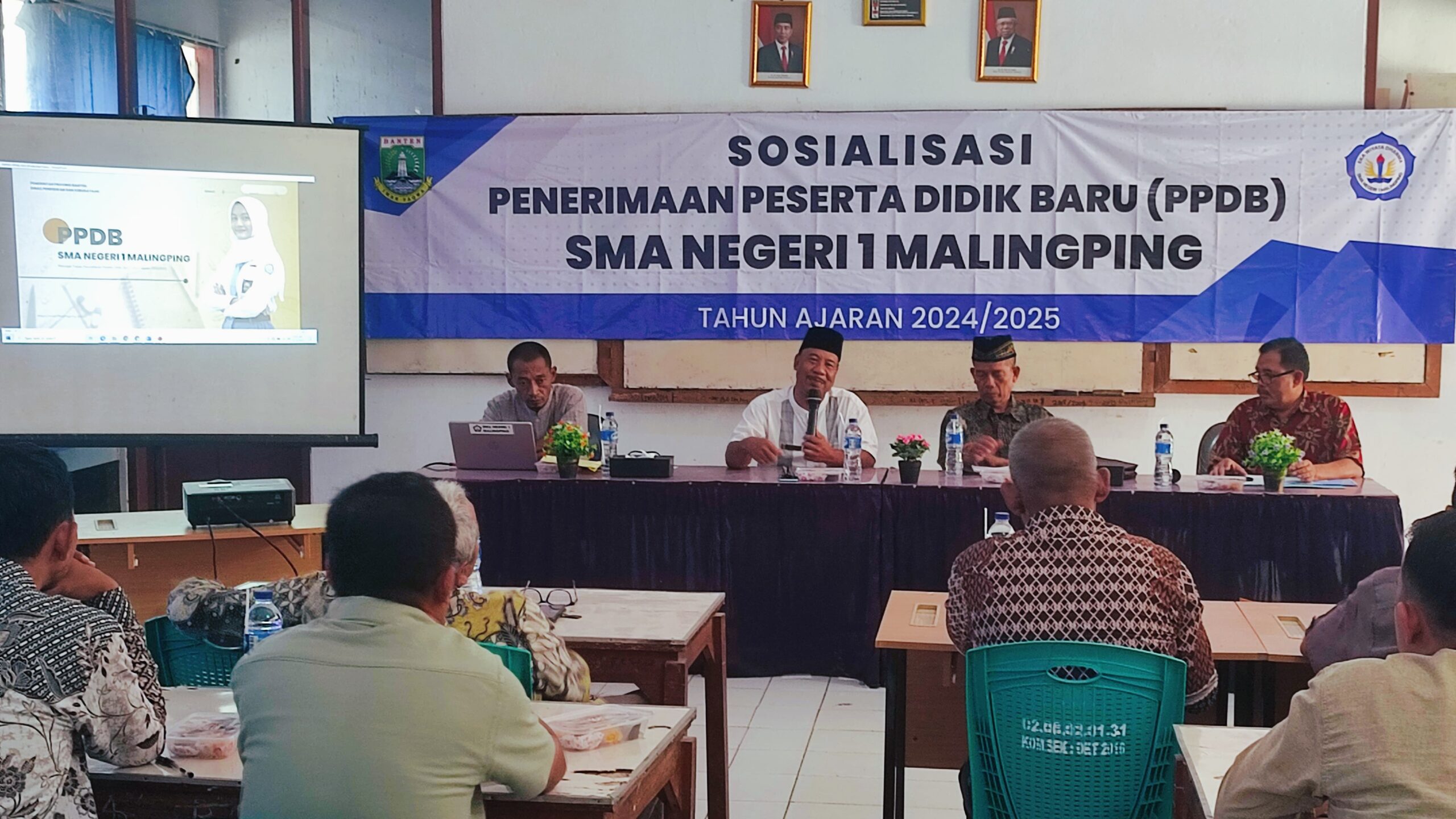 Sosialisasi PPDB SMAN 1 Malingping Tahun 2024